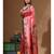 Multicolour semi - tussar with digital print saree with blouse piece