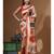 Multicolour semi - tussar with digital print saree with blouse piece