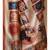 Multicolour semi - tussar with digital print saree with blouse piece