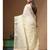 Lemon yellow mal chanderi with chicken kari saree with blouse piece