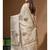 Beige kota tissue with kantha work saree with blouse piece