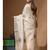 Beige kota tissue with kantha work saree with blouse piece