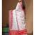 White supernet with computer embroidery saree with blouse piece