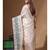 Off-white banarasi silk (jacquard) with computer embroidery saree with blouse piece