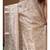 Beige tissue with computer embroidery saree with blouse piece