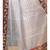 Off-white pure organza with sequence lace saree with stiched blouse