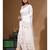 Off-white viscose organza with hand work saree with blouse piece