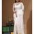 Off-white viscose organza with hand work saree with blouse piece