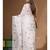 Off-white viscose organza with hand work saree with blouse piece