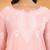 Women pink floral embroidered lucknowi chikankari straight kurta sets