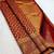 banarasi silk blend brown color woven saree with blouse
