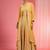 Mustard Yellow Dori And Resham Work Georgette Lehenga Cape Set