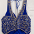 Emerald blue heavy gold gota work silk blend blouse