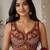 Maroon heavy italian silk designer readymade blouse with real mirror, zari, sequence & beads work