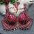 Red heavy mirror work readymade blouse | multicolor kutch embroidery italian soft silk designer navratri choli
