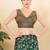 Women's jain silk padded back open sleeveless saree blouse