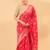 Women's jain silk padded back open elbow sleeves saree blouse