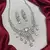 crystal bridal necklace earrings set cz rhinestone choker floral teardrop design