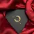 traditional indian bridal nath, gold plated ruby cz stone nose ring clip on