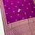 banarasi silk blend purple color woven saree with blouse