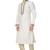 Light cream  art silk mens  kurta with churidar set