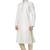 Light cream  art silk mens  kurta with churidar set