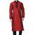 Maroon  art silk mens  kurta with churidar set