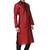Maroon  art silk mens  kurta with churidar set