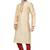 Gold art silk mens  kurta with churidar set