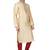 Gold art silk mens  kurta with churidar set