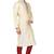 Fawn  art silk mens  kurta with churidar set