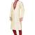 Fawn  art silk mens  kurta with churidar set