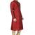 Maroon  art silk mens  kurta with churidar set