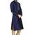 Navy blue tufetta mens  kurta with churidar set