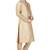 Gold  art silk mens  kurta with churidar set