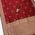 banarasi silk blend brown color woven saree with blouse