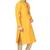 Yellow art silk mens  kurta with churidar set