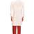 Lemon  art silk mens  kurta with churidar set