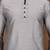 Grey art silk mens  kurta with churidar set