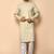 Brown cotton blendmens  kurta with churidar set