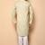 Brown cotton blendmens  kurta with churidar set