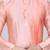 Pink  art silk mens  kurta with churidar set