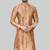 Gold art silk mens  kurta with churidar set