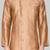Gold art silk mens  kurta with churidar set