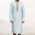 Sky blue art silk mens  kurta with churidar set