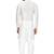 White art silk mens  kurta with churidar set