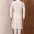Lemon  art silk mens  kurta with churidar set