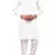 White cotton blendmens  kurta with churidar set