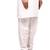 White cotton blendmens  kurta with churidar set
