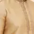 Gold art silk mens  kurta with churidar set